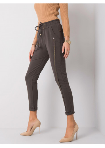 Khaki zelené tepláky