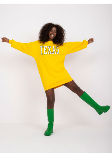 Žltá predĺžená mikina