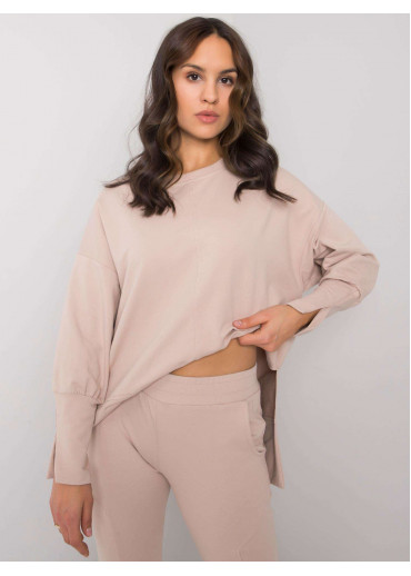 Béžovo hnedá tepláková súprava