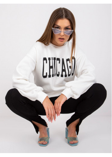 Biela oversize mikina