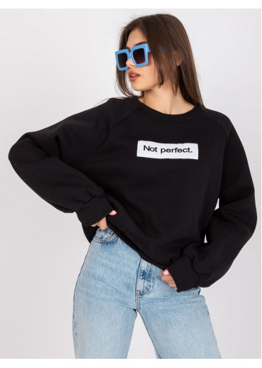 Čierna mikina Not perfect