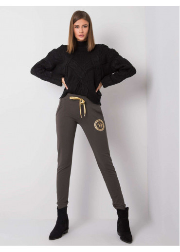 Khaki zelené tepláky