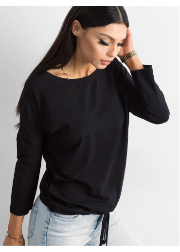 Čierne bavlnené tričko