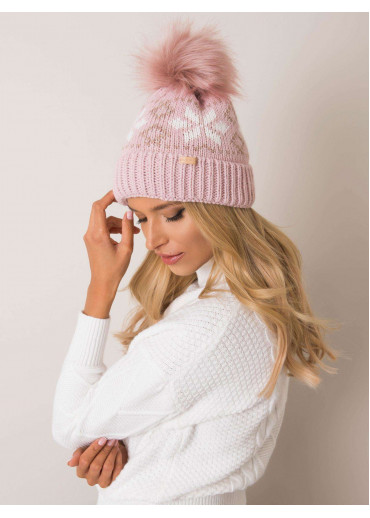 Púdrovo ružová čiapka