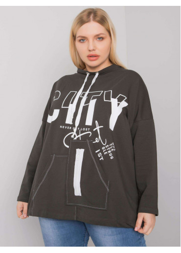 Khaki zelená mikina