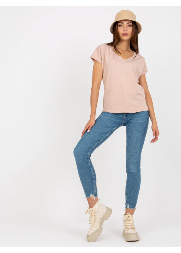 Béžovo hnedé tričko