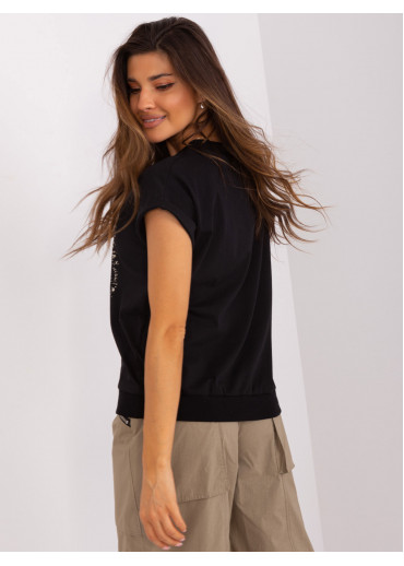 Čierne tričko s potlačou