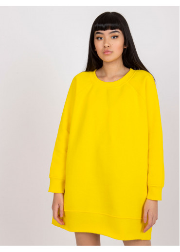 Žltá oversize mikina