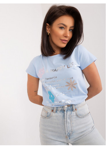 Svetlomodré dámske tričko