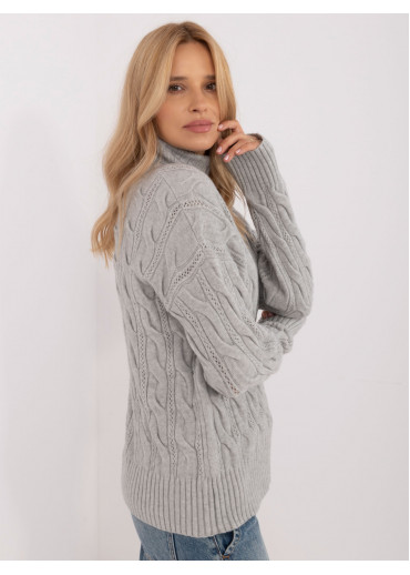 Sivý dámsky rolák