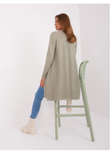 Khaki zelený kardigán