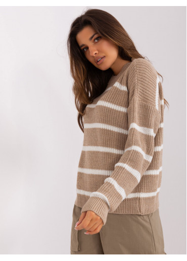 Béžovo hnedý sveter