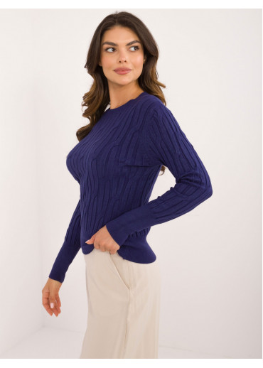 Modrý dámsky sveter