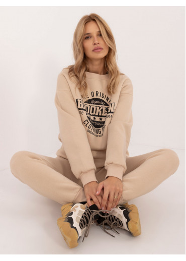 Hnedá dámska mikina