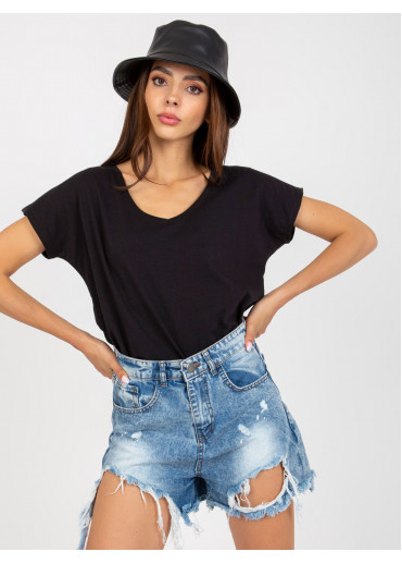 Čierne basic tričko