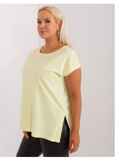 Vanilkovo žlté predĺžené tričko