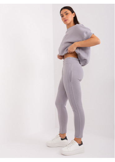 Sivá dámska tepláková súprava