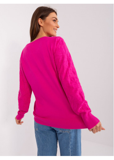 Fuchsiovo ružový pulóver