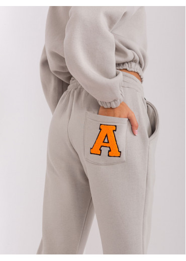 Sivá tepláková súprava