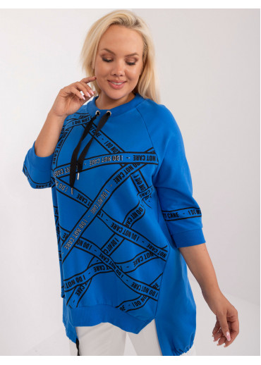 Modrá dámska tunika