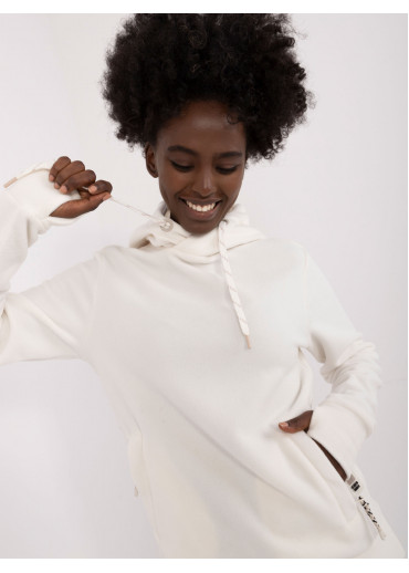 Biela dámska mikina