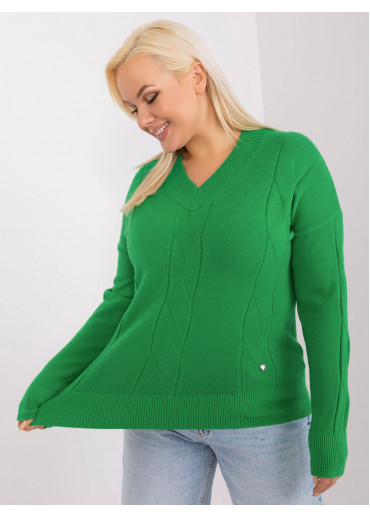 Zelený pulóver