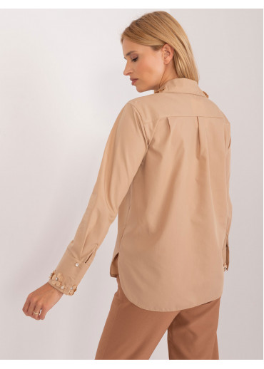 Béžovo hnedá košeľa