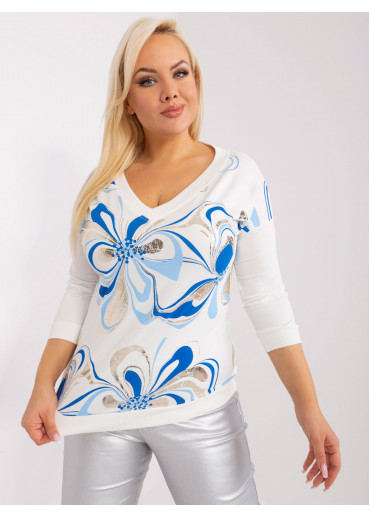 Svetlomodré tričko s potlačou