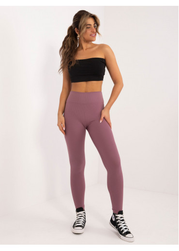 Tmavopúdrovo ružové legíny