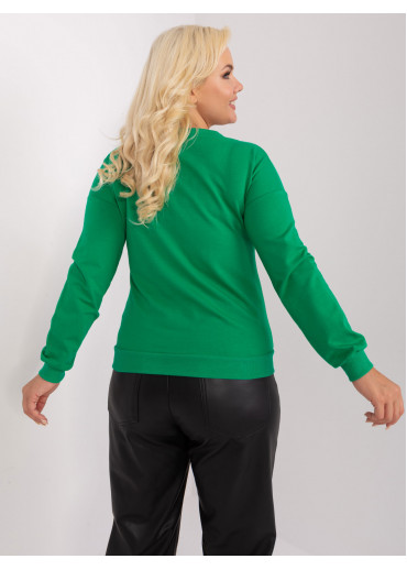 Zelené tričko s dlhým rukávom