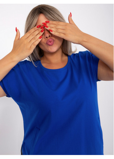 Kobaltovo modré tričko