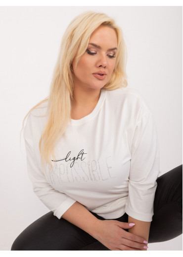 Smotanovo biele tričko s potlačou