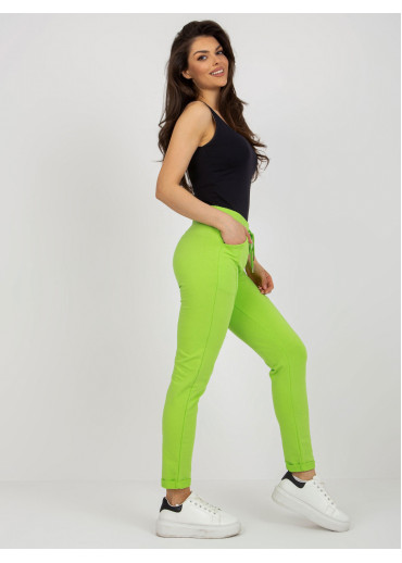 Limetkovo zelené tepláky