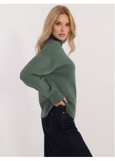 Tmavozelený dámsky rolák