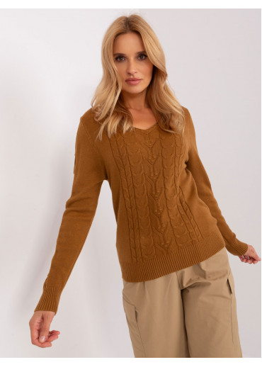 Hnedý pulóver