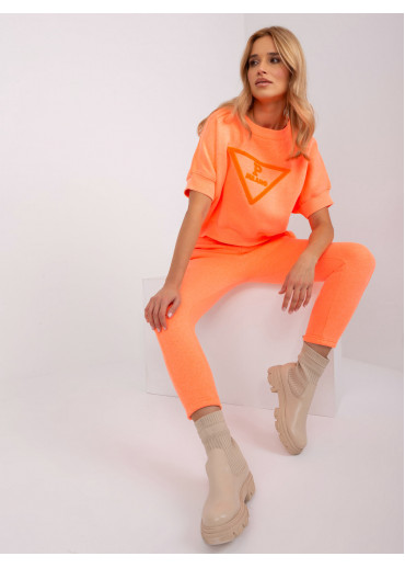 Oranžový teplákový komplet