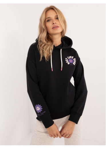 Grafitovo sivá dámska mikina