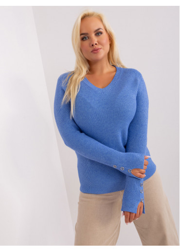 Svetlomodrý pulóver