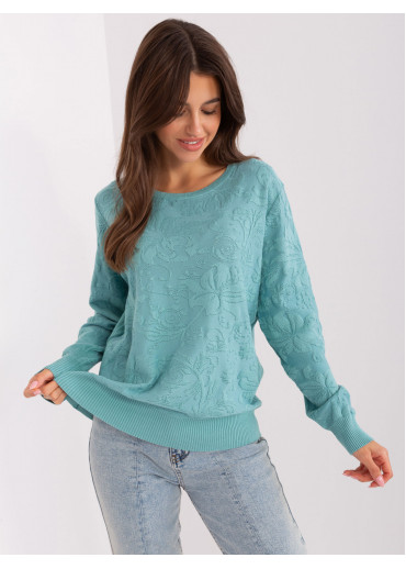 Svetlozelený pulóver