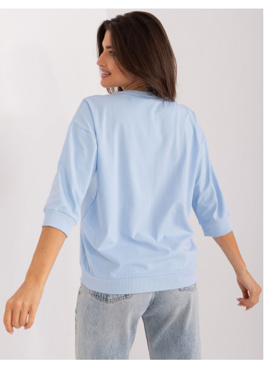 Svetlomodré dámske tričko