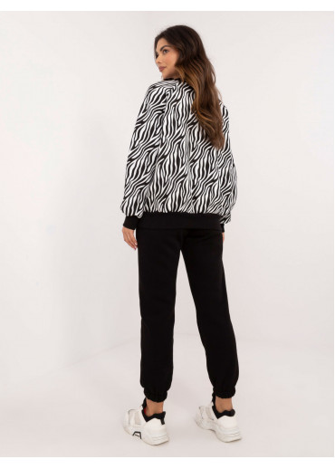 Viacfarebná tepláková súprava s hviezdou