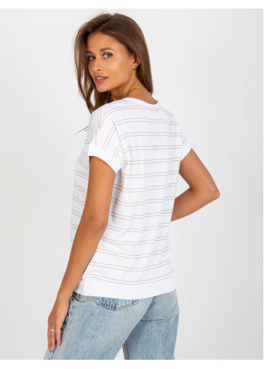 Béžovo hnedé tričko srdce