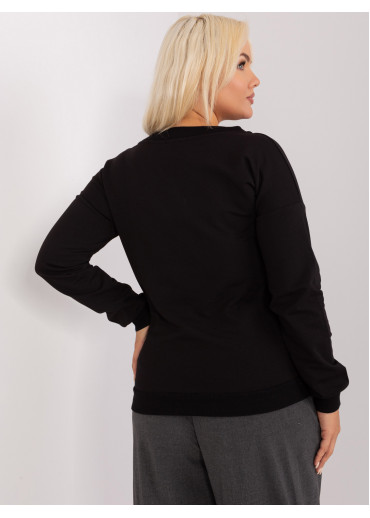 Čierne tričko s dlhým rukávom