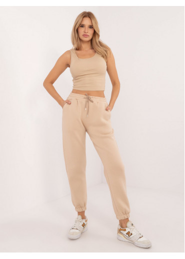 Béžovo hnedá tepláková súprava