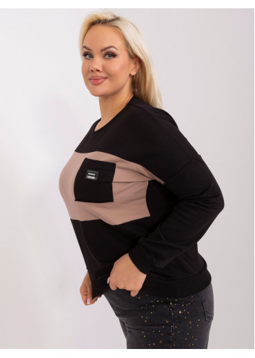 Čierne tričko s dlhým rukávom