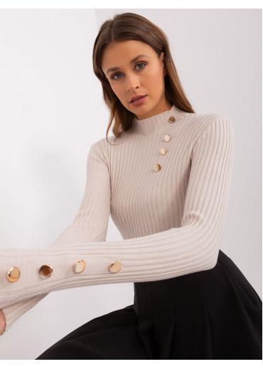 Béžovo hnedý polorolák