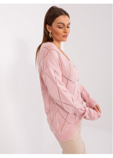 Púdrovo ružový sveter