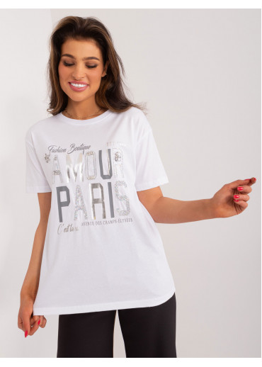 Biele tričko s potlačou