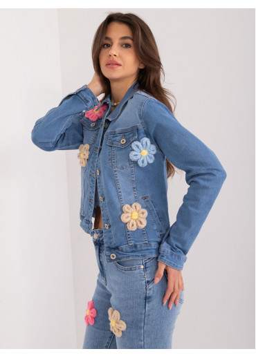 Svetlomodrá džínsová bunda