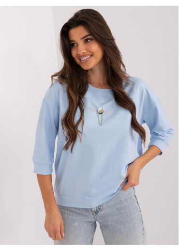 Svetlomodré dámske tričko